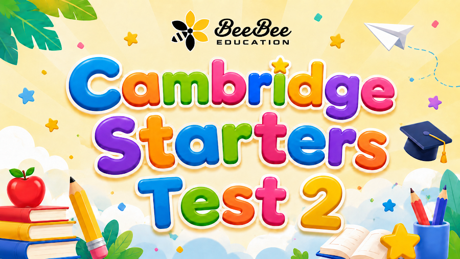 Đề thi Cambridge Starters Test 2